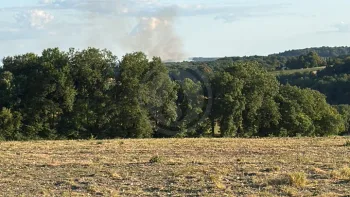 Incendie à Curac - Charente - 3 juillet 2026 - Feux de forêts et d'espaces naturels