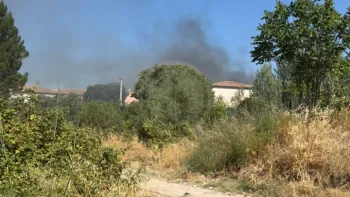 Incendie à Milhaud - Gard - 4 juillet 2026 - Feux de forêts et d'espaces naturels