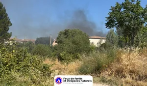 Incendie à Milhaud (30) : les pompiers interviennent