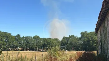 Incendie à Alloue - Charente - 4 juillet 2026 - Feux de forêts et d'espaces naturels