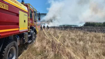 Incendie à Val-Revermont - Ain - 4 juillet 2026 - Feux de forêts et d'espaces naturels