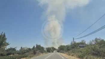 Incendie à Les Artigues-de-Lussac - Gironde - 4 juillet 2026 - Feux de forêts et d'espaces naturels