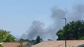 Incendie à Les Artigues-de-Lussac - Gironde - 4 juillet 2026 - Feux de forêts et d'espaces naturels