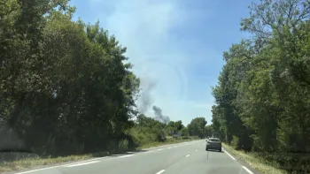 Incendie à Les Artigues-de-Lussac - Gironde - 4 juillet 2026 - Feux de forêts et d'espaces naturels