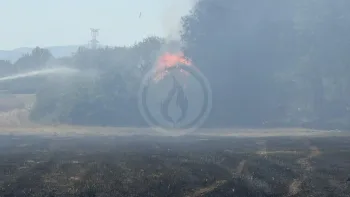 Incendie à Lapeyrouse-Mornay - Drôme - 4 juillet 2026 - Feux de forêts et d'espaces naturels