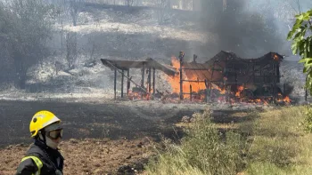 Incendie à Lapeyrouse-Mornay - Drôme - 4 juillet 2026 - Feux de forêts et d'espaces naturels