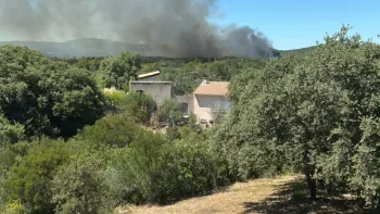 Incendie à Rochefort-du-Gard - Gard - 4 juillet 2026 - Feux de forêts et d'espaces naturels
