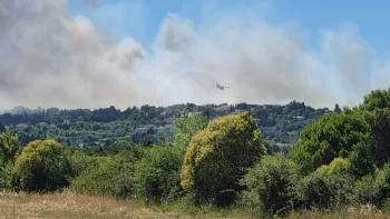 Incendie à Rochefort-du-Gard - Gard - 4 juillet 2026 - Feux de forêts et d'espaces naturels
