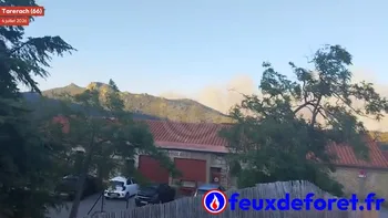 Incendie à Trévillach - Pyrénées-Orientales - 4 juillet 2026 - Feux de forêts et d'espaces naturels