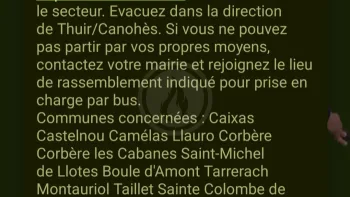 Incendie à Trévillach - Pyrénées-Orientales - 4 juillet 2026 - Feux de forêts et d'espaces naturels