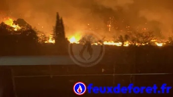 Incendie à Capendu - Aude - 4 juillet 2026 - Feux de forêts et d'espaces naturels