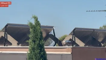 Incendie à Milhaud - Gard - 5 juillet 2026 - Feux de forêts et d'espaces naturels