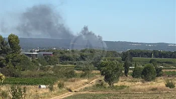 Incendie à Milhaud - Gard - 5 juillet 2026 - Feux de forêts et d'espaces naturels