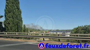 Incendie à Nîmes - Gard - 5 juillet 2026 - Feux de forêts et d'espaces naturels