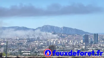 Incendie à Marseille - Bouches-du-Rhône - 5 juillet 2026 - Feux de forêts et d'espaces naturels