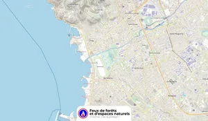 Incendie à Marseille (13) : les pompiers interviennent