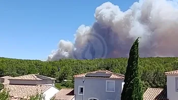 Incendie à Lédenon - Gard - 5 juillet 2026 - Feux de forêts et d'espaces naturels