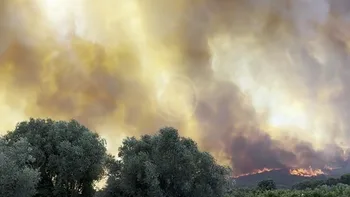 Incendie à Lédenon - Gard - 5 juillet 2026 - Feux de forêts et d'espaces naturels