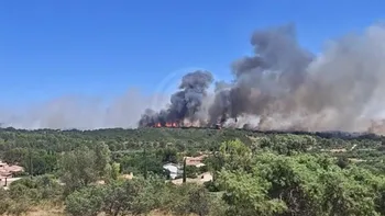 Incendie à Lédenon - Gard - 5 juillet 2026 - Feux de forêts et d'espaces naturels