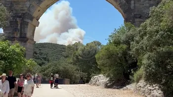 Incendie à Lédenon - Gard - 5 juillet 2026 - Feux de forêts et d'espaces naturels
