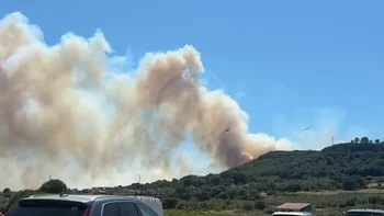 Incendie à Lédenon - Gard - 5 juillet 2026 - Feux de forêts et d'espaces naturels