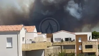 Incendie à Lédenon - Gard - 5 juillet 2026 - Feux de forêts et d'espaces naturels