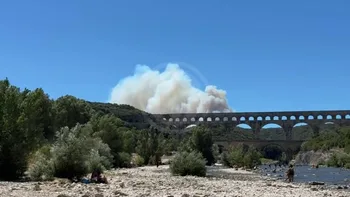 Incendie à Lédenon - Gard - 5 juillet 2026 - Feux de forêts et d'espaces naturels
