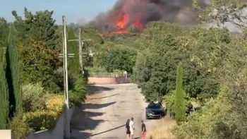 Incendie à Lédenon - Gard - 5 juillet 2026 - Feux de forêts et d'espaces naturels