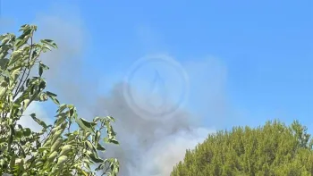 Incendie à Lédenon - Gard - 5 juillet 2026 - Feux de forêts et d'espaces naturels