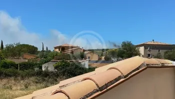 Incendie à Lédenon - Gard - 5 juillet 2026 - Feux de forêts et d'espaces naturels