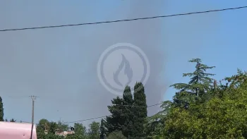 Incendie à Lédenon - Gard - 5 juillet 2026 - Feux de forêts et d'espaces naturels