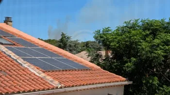 Incendie à Lédenon - Gard - 5 juillet 2026 - Feux de forêts et d'espaces naturels