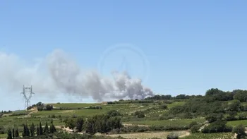 Incendie à Lédenon - Gard - 5 juillet 2026 - Feux de forêts et d'espaces naturels