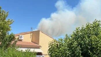 Incendie à Lédenon - Gard - 5 juillet 2026 - Feux de forêts et d'espaces naturels