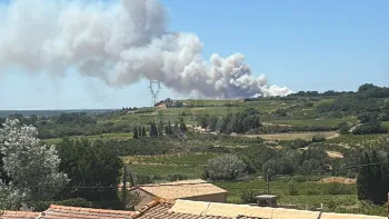 Incendie à Lédenon - Gard - 5 juillet 2026 - Feux de forêts et d'espaces naturels