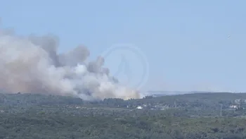 Incendie à Lédenon - Gard - 5 juillet 2026 - Feux de forêts et d'espaces naturels