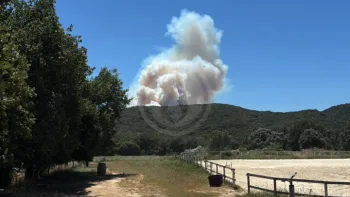 Incendie à Lédenon - Gard - 5 juillet 2026 - Feux de forêts et d'espaces naturels