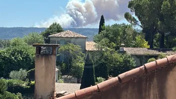Incendie à Lédenon - Gard - 5 juillet 2026 - Feux de forêts et d'espaces naturels