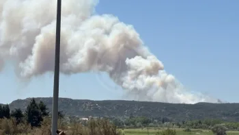 Incendie à Lédenon - Gard - 5 juillet 2026 - Feux de forêts et d'espaces naturels