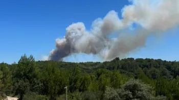 Incendie à Lédenon - Gard - 5 juillet 2026 - Feux de forêts et d'espaces naturels