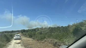 Incendie à Lédenon - Gard - 5 juillet 2026 - Feux de forêts et d'espaces naturels