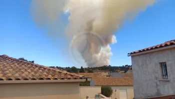 Incendie à Lédenon - Gard - 5 juillet 2026 - Feux de forêts et d'espaces naturels