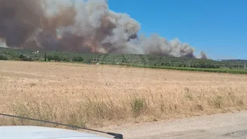 Incendie à Lédenon - Gard - 5 juillet 2026 - Feux de forêts et d'espaces naturels