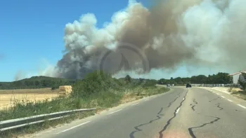 Incendie à Lédenon - Gard - 5 juillet 2026 - Feux de forêts et d'espaces naturels