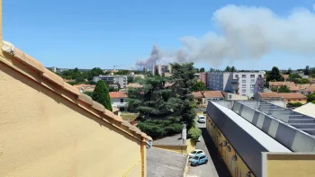 Incendie à Lédenon - Gard - 5 juillet 2026 - Feux de forêts et d'espaces naturels