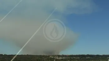 Incendie à Lédenon - Gard - 5 juillet 2026 - Feux de forêts et d'espaces naturels
