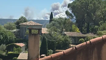 Incendie à Lédenon - Gard - 5 juillet 2026 - Feux de forêts et d'espaces naturels
