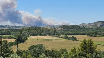 Incendie à Lédenon - Gard - 5 juillet 2026 - Feux de forêts et d'espaces naturels