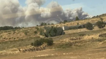 Incendie à Lédenon - Gard - 5 juillet 2026 - Feux de forêts et d'espaces naturels