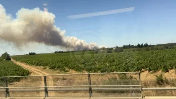 Incendie à Lédenon - Gard - 5 juillet 2026 - Feux de forêts et d'espaces naturels
